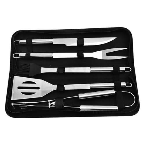 WDWDW 5-teiliges Hochleistungszubehör, rostfreie und hitzebeständige Werkzeuge, Outdoor-Camping-Set, professionelle Geschenke WDWDW 5-teiliges Hochleistungszubehör, rostfreie und hitzebeständige Werkzeuge, Outdoor-Camping-Set, professionelle Geschenke von WDWDW