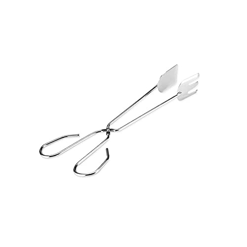WDWDW BBQ Tools Zubehör Küche Kochen Edelstahl Barbecue Clip Metall Lebensmittel Zange Schere Länge 31 cm von WDWDW