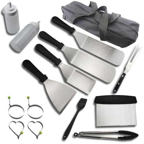 WDWDW Edelstahl, Grillbesteck-Sets für den Außenbereich, Hochtemperaturbeständige Schaufelklammern, Kommerzielle Teppanyaki-Ausrüstung WDWDW Edelstahl, Grillbesteck-Sets für den Außenbereich, Hochtemperaturbeständige Schaufelklammern, Kommerzielle Teppanyaki-Ausrüstung von WDWDW
