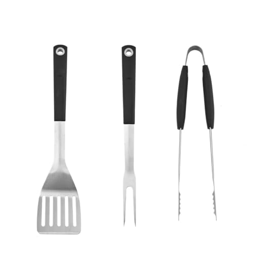WDWDW Grillwerkzeug-Set, dreiteiliges Outdoor-Set, verbrühungshemmendes Griffdesign, hängende Aufbewahrung für die Küche WDWDW Grillwerkzeug-Set, dreiteiliges Outdoor-Set, verbrühungshemmendes Griffdesign, hängende Aufbewahrung für die Küche von WDWDW