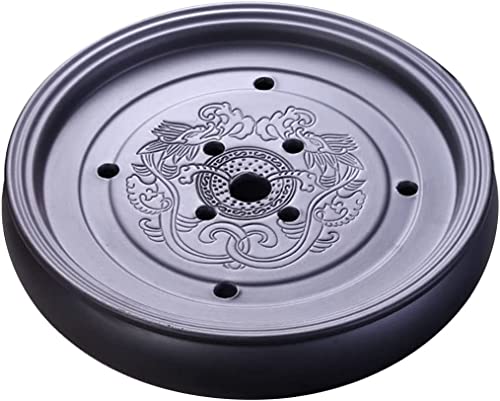 WDWDW Mini - Japanisches Tee-Serviertablett, kleines Gongfu-Tischset mit Wasseraufbewahrungsbox im Reservoir-Stil von WDWDW
