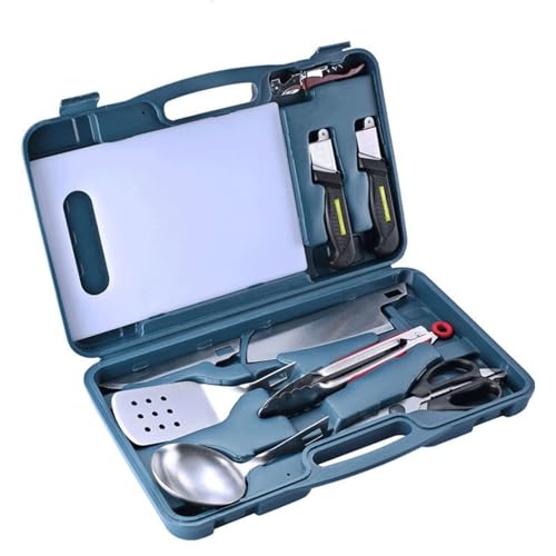 WDWDW Robustes Grillwerkzeug-Set, Edelstahlzubehör, tragbare Outdoor-Ausrüstung, lebensmittelechter Edelstahl, Camping-Picknick-Geschenk WDWDW Robustes Grillwerkzeug-Set, Edelstahlzubehör, tragbare Outdoor-Ausrüstung, lebensmittelechter Edelstahl, Camping-Picknick-Geschenk von WDWDW