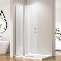 Walk in Dusche Duschwand 100x185cm Walk in Duschwand Pendeltüren Dusche Duschtrennwand 6mm ESG-Sicherheitsglas mit Nano Beschichtung Walk in Dusche Duschwand 100x185cm Walk in Duschwand Pendeltüren Dusche Duschtrennwand 6mm ESG-Sicherheitsglas mit Nano Beschichtung von WDWRITTI