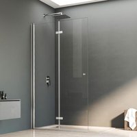 Walk in Duschwand 100x185cm Doppel Faltbar Walk-in Duschabtrennung Walk in Dusche 6mm ESG Glas Walk in Duschwand 100x185cm Doppel Faltbar Walk-in Duschabtrennung Walk in Dusche 6mm ESG Glas von WDWRITTI