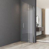 Walk-in Duschwand 120x195cm Faltbar, Duschabtrennung Walk in Duschtrennwand Falttür Dusche aus 6mm ESG Nano Sicherheitsglas Walk-in Duschwand 120x195cm Faltbar, Duschabtrennung Walk in Duschtrennwand Falttür Dusche aus 6mm ESG Nano Sicherheitsglas von WDWRITTI