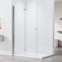 Walk in Duschwand 90x185 cm Falttür Dusche Duschtrennwand 6mm ESG-Sicherheitsglas Walk in Duschwand 90x185 cm Falttür Dusche Duschtrennwand 6mm ESG-Sicherheitsglas von WDWRITTI