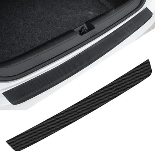 WDXIA Auto Ladekantenschutz Folie für Volvo XC-40 XC-60 XC-70 XC-90 ab 2023, Auto Kohlefaser Ladekantenschutz Aufkleber Stoßstangenschutz Schutzfolie, 100cm x 9cm von WDXIA