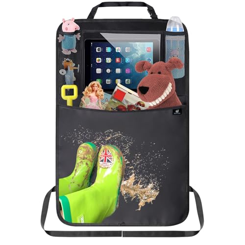 WDXIA Auto-Rückenprotektor für MG HS 2018-2025, Stück Autositz Organizer Rückenlehnenschutz Auto Kinder [WASSERDICHT],B- 2 PCS von WDXIA