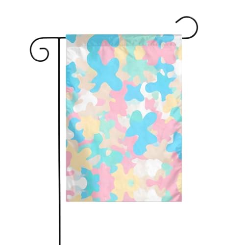 WDXQHY Dekorative Gartenflagge, 30,5 x 45,7 cm, wasserabweisend, doppelseitig, für Terrasse, Rasen oder Veranda, Dekoration, lichtbeständiges Polyester für alle Jahreszeiten WDXQHY Dekorative Gartenflagge, 30,5 x 45,7 cm, wasserabweisend, doppelseitig, für Terrasse, Rasen oder Veranda, Dekoration, lichtbeständiges Polyester für alle Jahreszeiten von WDXQHY
