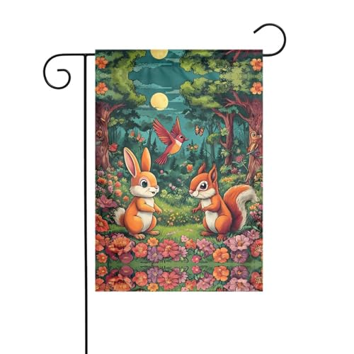 WDXQHY Dekorative Gartenflagge, 30,5 x 45,7 cm, wasserabweisend, doppelseitig, für Terrasse, Rasen oder Veranda, Dekoration, lichtbeständiges Polyester für alle Jahreszeiten WDXQHY Dekorative Gartenflagge, 30,5 x 45,7 cm, wasserabweisend, doppelseitig, für Terrasse, Rasen oder Veranda, Dekoration, lichtbeständiges Polyester für alle Jahreszeiten von WDXQHY