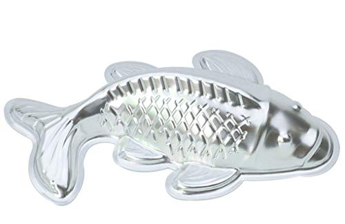 WDYJMALL 3D-Backform / Kuchenform in Form eines Karpfens, 25,4 cm von WDYJMALL