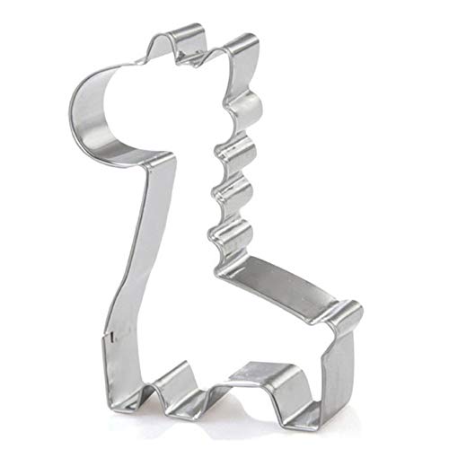 WDYJMALL Keksausstecher/Kuchenform aus Edelstahl, Motiv: Giraffe von WDYJMALL