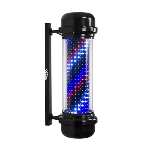 WDZD 71 cm Schwarz Barber Pole von WDZD