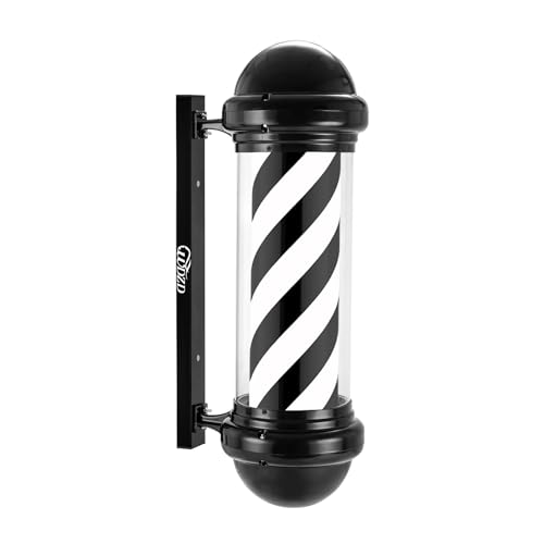WDZD 73 cm Schwarz Barber Pole von WDZD