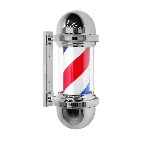 WDZD Mini 40 cm Silbrig Barber Pole von WDZD