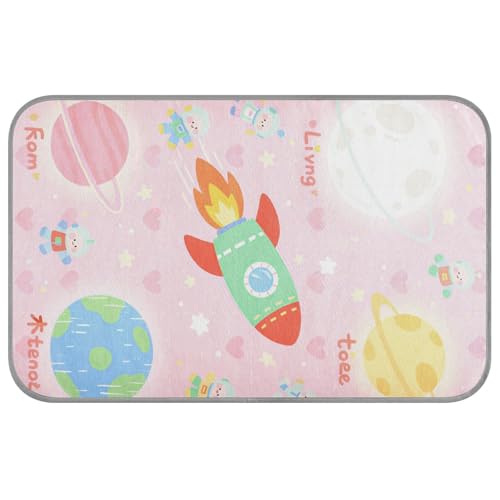 WDdZzyy Cosmic Rockets Kühlendes Sommer-Katzenbett für den Sommer, selbstkühlend, 96,5 x 58,4 cm, Haustierkühlung für Kaninchen, Schlafen, einzigartige Camas Frias Para Perros M von WDdZzyy