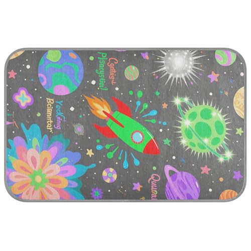 WDdZzyy Cosmic Rockets Kühlgelmatte für Hunde, selbstkühlend, Cartoon-Design, 96,5 x 58,4 cm, für Kaninchen, Outdoor-Zubehör, Cama Fria Para Perro, M WDdZzyy Cosmic Rockets Kühlgelmatte für Hunde, selbstkühlend, Cartoon-Design, 96,5 x 58,4 cm, für Kaninchen, Outdoor-Zubehör, Cama Fria Para Perro, M von WDdZzyy