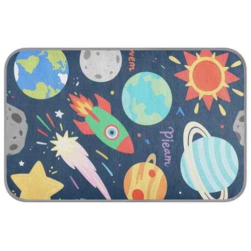 WDdZzyy Cosmic Rockets Sommer-Kühlmatte für Hunde für draußen, selbstkühlend, 96,5 x 58,4 cm, kühlendes Haustierbett für Hühner, Innenbereich, sicher WDdZzyy Cosmic Rockets Sommer-Kühlmatte für Hunde für draußen, selbstkühlend, 96,5 x 58,4 cm, kühlendes Haustierbett für Hühner, Innenbereich, sicher von WDdZzyy