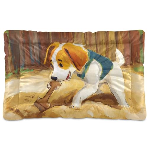 WDdZzyy Hundegraben für Knochen im Sandkasten, waschbar, rutschfest, weich, bequem, für mittelgroße und große Hunde, 91,4 x 61 cm WDdZzyy Hundegraben für Knochen im Sandkasten, waschbar, rutschfest, weich, bequem, für mittelgroße und große Hunde, 91,4 x 61 cm von WDdZzyy