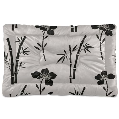 WDdZzyy Hundeschlafmatratze, waschbar, weich, rutschfest, für große, mittelgroße und kleine Hunde, 91,4 x 61 cm, Schwarz / Grau WDdZzyy Hundeschlafmatratze, waschbar, weich, rutschfest, für große, mittelgroße und kleine Hunde, 91,4 x 61 cm, Schwarz / Grau von WDdZzyy