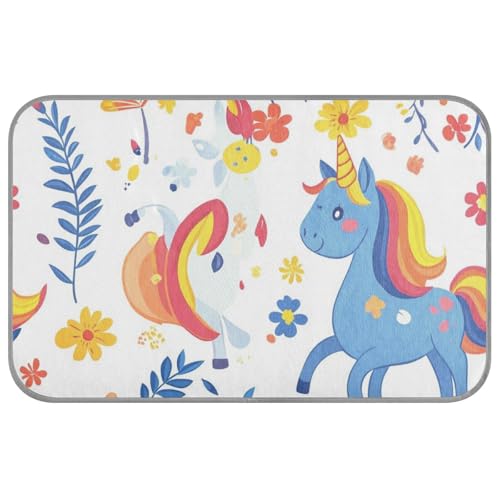 WDdZzyy Kühlmatte für Hunde mit Blumen-Einhörnern, selbstkühlend, 96,5 x 58,4 cm, für Haustiere, für Kaninchen, Schlafzubehör, Camas Frias Para Perros M WDdZzyy Kühlmatte für Hunde mit Blumen-Einhörnern, selbstkühlend, 96,5 x 58,4 cm, für Haustiere, für Kaninchen, Schlafzubehör, Camas Frias Para Perros M von WDdZzyy