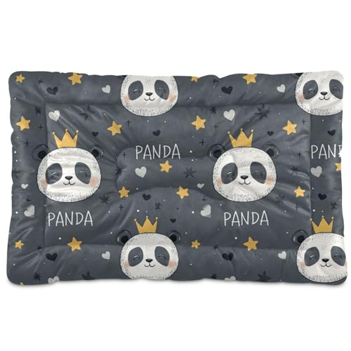 WDdZzyy Panda King Star Haustier-Schlafmatte, waschbar, weich, rutschfest, für mittelgroße und große Hunde, 91,4 x 61 cm, Grau WDdZzyy Panda King Star Haustier-Schlafmatte, waschbar, weich, rutschfest, für mittelgroße und große Hunde, 91,4 x 61 cm, Grau von WDdZzyy