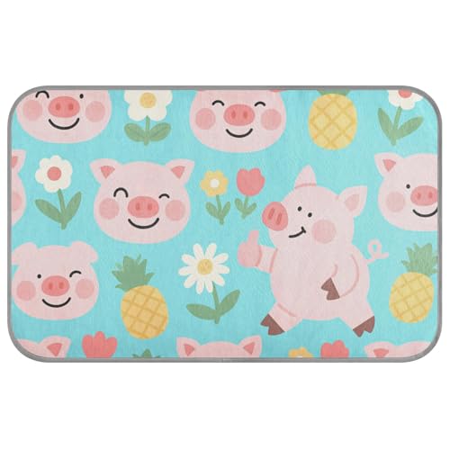WDdZzyy Sommer-Katzenmatte mit Schweine-Blume, selbstkühlend, 96,5 x 58,4 cm, Kühlmatte für Tiere, Outdoor, Safapete Frio Para Perros M von WDdZzyy