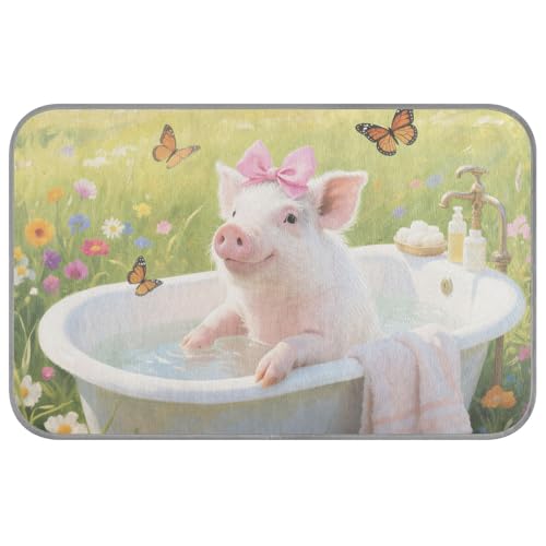 WDdZzyy Tier-Badewanne, Schweine-Blume, Sommer-Katzenbett für draußen, selbstkühlend, 96,5 x 58,4 cm, Kühlmatten für Hühner, Innenräume, Größe M WDdZzyy Tier-Badewanne, Schweine-Blume, Sommer-Katzenbett für draußen, selbstkühlend, 96,5 x 58,4 cm, Kühlmatten für Hühner, Innenräume, Größe M von WDdZzyy