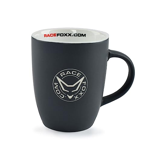 Kaffeetasse Keramik Racefoxx Logo Tasse Becher Kaffepott Kaffeebecher Teetasse von WE ARE RACING. RACEFOXX.COM