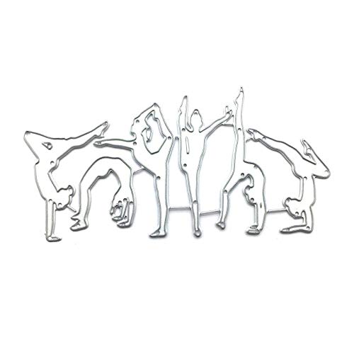 Stanzschablonen, Tänzerin Form einer Tänzerin zum Selbermachen aus Metall, Schablone für Scrapbooking – Tänzerin Stanzschablonen, Tänzerin Form einer Tänzerin zum Selbermachen aus Metall, Schablone für Scrapbooking – Tänzerin von WE-HYTRE