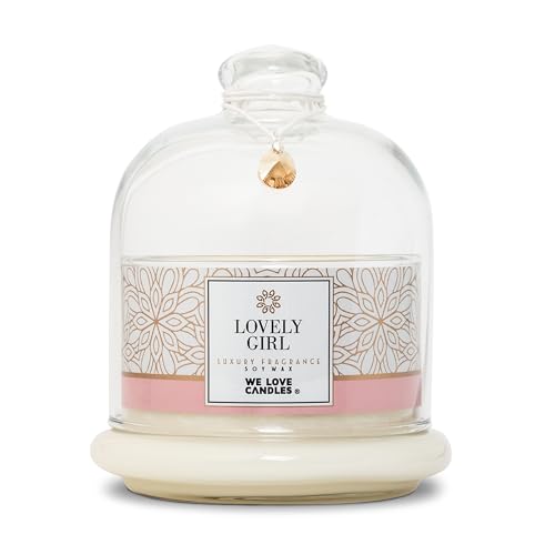 WE LOVE CANDLES Kerze GOLD - Kerze mit Schmuck - Duftkerzen im Glas - Baumwolldocht Kerze - Duftkerze Groß - Duftkerzen Geschenkset - Soja Wachs Kerze - Kerze im Glas - 150 g - 32 St Brenndauer von WE LOVE CANDLES