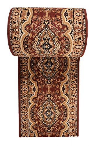 Läufer Teppich Flur in Braun Beige - Orientalisch Muster - Kurzflor Teppichlaufer Verona Kollektion 60 x 200 cm von WE LOVE RUGS CARPETO