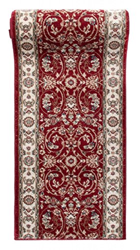 Läufer Teppich Flur in Rot - Orientalisch Klassischer Muster - Brücke Läuferteppich nach Maß - 70 cm Breit - AYLA Kollektion von Carpeto - 70 x 225 cm Läufer Teppich Flur in Rot - Orientalisch Klassischer Muster - Brücke Läuferteppich nach Maß - 70 cm Breit - AYLA Kollektion von Carpeto - 70 x 225 cm von WE LOVE RUGS CARPETO