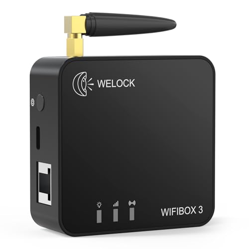 WELOCK Smart BLE GatewayWIFIBOX 3 für Home Remote Entriegelung und Alexa-Verbindung Einfache Steuerung und Sichere Zutrittskontrolle für Welock Elektronische Türschlösser von WE.LOCK
