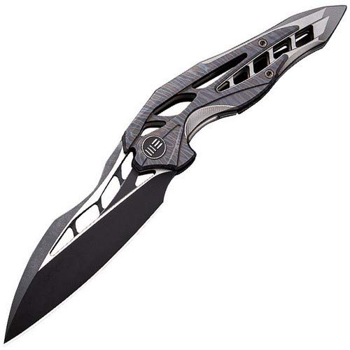 0 We Knife Co Ltd Arrakis Framelock Flame 906G Schwarz von WE