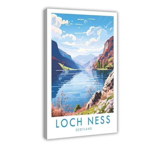 WEAJK Loch Ness Travel Scotland Beliebtes Leinwandposter Schlafzimmer Dekor Landschaft Büro Zimmer Dekor Geschenk 60 x 90 cm WEAJK Loch Ness Travel Scotland Beliebtes Leinwandposter Schlafzimmer Dekor Landschaft Büro Zimmer Dekor Geschenk 60 x 90 cm von WEAJK