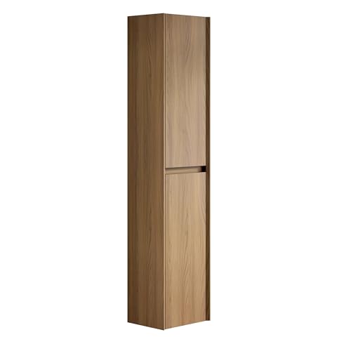 WEALTHKING Badezimmer-Wandschrank schmaler Aufbewahrungsschrank mit 2 Türen und verstellbaren Regalen für Handtücher Kosmetik Reinigungsmittel Badmöbel Sideboard Schrank Wohnbereich (Espressofarbe) WEALTHKING Badezimmer-Wandschrank schmaler Aufbewahrungsschrank mit 2 Türen und verstellbaren Regalen für Handtücher Kosmetik Reinigungsmittel Badmöbel Sideboard Schrank Wohnbereich (Espressofarbe) von WEALTHKING