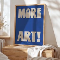 Retro Positive Zitat Ungerahmt Druck | Wandkunst Wanddekoration Poster Funky Maskottchen Bunt von WEAREPROPERGOOD