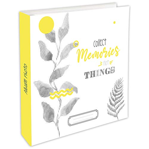 WEB2O Fotoalbum, großes Format – 500 Fotos – 10 x 15 cm – Kollektion Souvenir Things von WEB2O