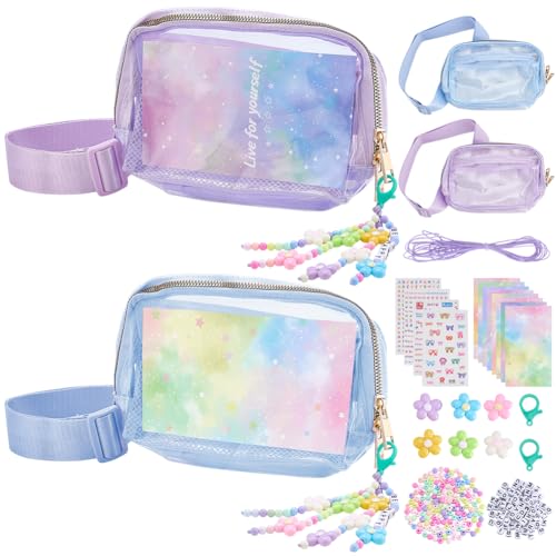 WEBEEDY 101 Stück 2 Sets DIY Gürteltaschen Set Kreatives Taschen Set Mit 2 Farben Gürteltaschen Aufkleber Brief Perlen Karabiner Blumen Perlen Ihre Eigenen Taschen Dekorieren WEBEEDY 101 Stück 2 Sets DIY Gürteltaschen Set Kreatives Taschen Set Mit 2 Farben Gürteltaschen Aufkleber Brief Perlen Karabiner Blumen Perlen Ihre Eigenen Taschen Dekorieren von WEBEEDY