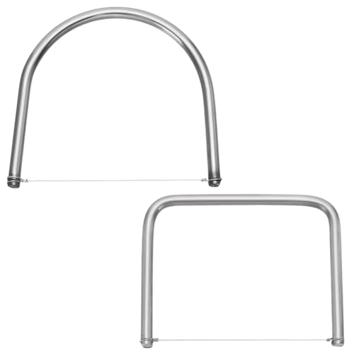 WEBEEDY 2 Stück Edelstahl Ton Drahtschneider Drahtschrägschneider Töpferschneide Und Bildhauerwerkzeuge Handwerks Töpfereiwerkzeuge Für Töpferbedarf 8.5x7.5cm/8.5x6cm von WEBEEDY