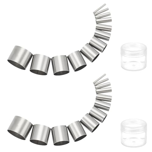 WEBEEDY 24 Stück Runde Tonausstecher Set Mit Aufbewahrungsbox 2 Set Edelstahl Rund Loch Hohlstanze Kit Für Töpferwaren Keramik Ton Mics Dotting WEBEEDY 24 Stück Runde Tonausstecher Set Mit Aufbewahrungsbox 2 Set Edelstahl Rund Loch Hohlstanze Kit Für Töpferwaren Keramik Ton Mics Dotting von WEBEEDY