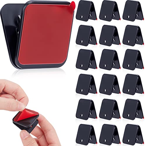 WEBEEDY 30 Stück Selbstklebende Clips, Wandteppich-Clips, Kunststoff-Clips Zum Aufhängen von Bildern, Multifunktions-Aufbewahrungsclip, Doppelseitig Klebende Federklammern Für Lehrer, Zuhause, Seil WEBEEDY 30 Stück Selbstklebende Clips, Wandteppich-Clips, Kunststoff-Clips Zum Aufhängen von Bildern, Multifunktions-Aufbewahrungsclip, Doppelseitig Klebende Federklammern Für Lehrer, Zuhause, Seil von WEBEEDY
