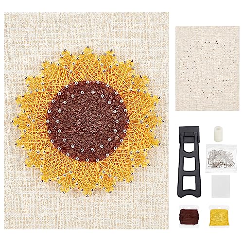 WEBEEDY DIY String Art Kit Basteln Für Anfänger Sonnenblumen String Art Nagel String Art Kit DIY Bastelset Kunstbedarf DIY Bastelprojekte Wickelzeichnung Paket Set WEBEEDY DIY String Art Kit Basteln Für Anfänger Sonnenblumen String Art Nagel String Art Kit DIY Bastelset Kunstbedarf DIY Bastelprojekte Wickelzeichnung Paket Set von WEBEEDY