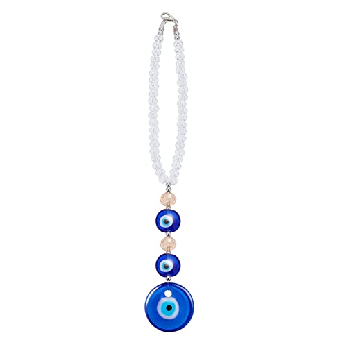 WEBEEDY Evil Eye Auto Hängedeko, Hängende Türkei Blaue Böse-Augen-Perlen, Evil Blue Eye Charms Zum Schutz, Perlenzubehör Zum Aufhängen Für Rückspiegel, Fenster, Wohnkultur Zurück zur Schule(21 cm) WEBEEDY Evil Eye Auto Hängedeko, Hängende Türkei Blaue Böse-Augen-Perlen, Evil Blue Eye Charms Zum Schutz, Perlenzubehör Zum Aufhängen Für Rückspiegel, Fenster, Wohnkultur Zurück zur Schule(21 cm) von WEBEEDY