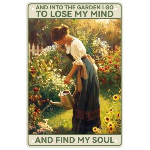 WEBEEDY Garten Retro Metall Zinn Zeichen Und In Den Garten Ich Gehe,Meinen Verstand Zu Verlieren Und Finden Meine Seele Zeichen Dicke Weißblech Print Poster für Home Wald Raum Wanddekoration,20 x 30cm WEBEEDY Garten Retro Metall Zinn Zeichen Und In Den Garten Ich Gehe,Meinen Verstand Zu Verlieren Und Finden Meine Seele Zeichen Dicke Weißblech Print Poster für Home Wald Raum Wanddekoration,20 x 30cm von WEBEEDY