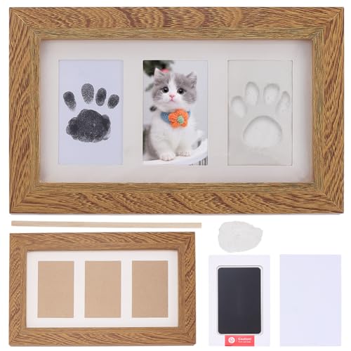 WEBEEDY Haustier Pfotenabdruck Set Tinten Und Tonpfotenabdruck Set Für Hunde Und Katzen 25.5x15.5x1.7cm Holzrahmen Zur Präsentation von Haustierabdrücken Mit Klarem Deckel Haustier Sympathiegeschenke WEBEEDY Haustier Pfotenabdruck Set Tinten Und Tonpfotenabdruck Set Für Hunde Und Katzen 25.5x15.5x1.7cm Holzrahmen Zur Präsentation von Haustierabdrücken Mit Klarem Deckel Haustier Sympathiegeschenke von WEBEEDY