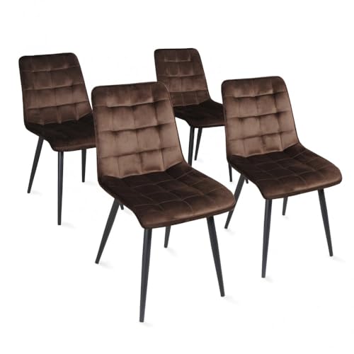WEBER INDUSTRIES 4 Stühle Muse/Braun WEBER INDUSTRIES 4 Stühle Muse/Braun von WEBER INDUSTRIES