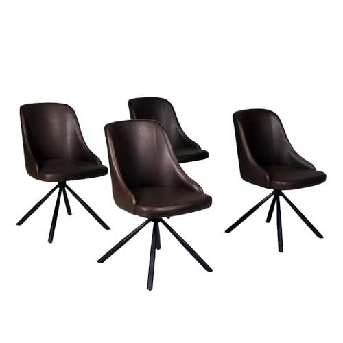 WEBER INDUSTRIES 4er Set Drehstühle Horizon/Braun WEBER INDUSTRIES 4er Set Drehstühle Horizon/Braun von WEBER INDUSTRIES