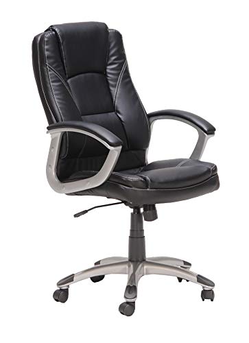 WEBER INDUSTRIES Boss Bürostuhl, Polyurethan (840016), Schwarz von WEBER INDUSTRIES